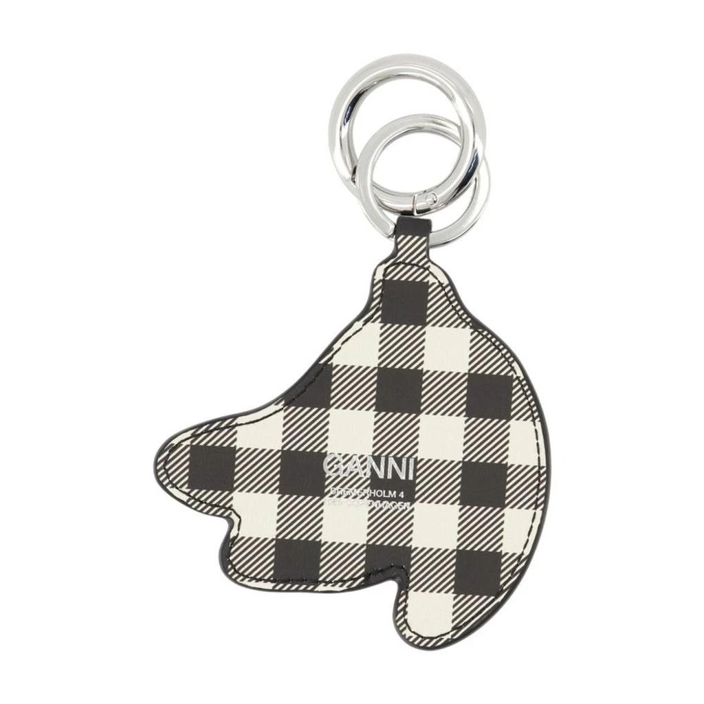 Ganni Keyring Banana - Leather - Black 2
