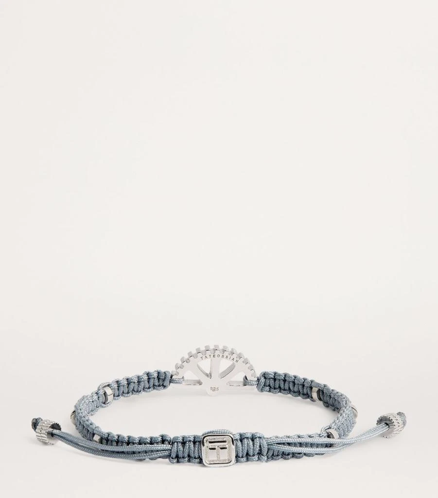 Tateossian Rhodium-Plated Silver Puzzle Gear Bracelet 3