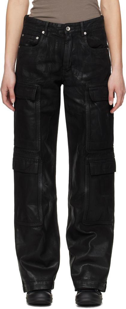 【Rick Owens】ブラック Porterville Geth ジーンズ Black Porterville Geth Jeans by Rick Owens DRKSHDW on Sale