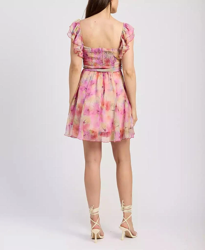 En Saison Women's Amari Ruffle Mini Dress 2