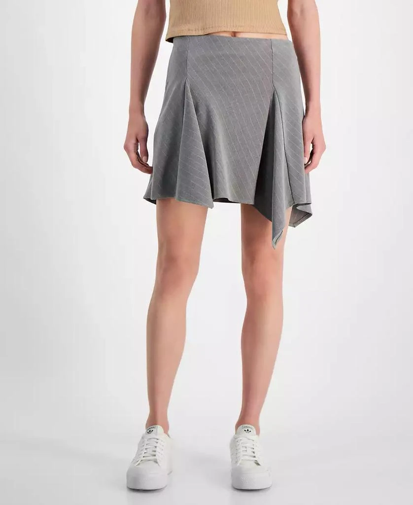 Ultra Flirt Juniors' Asymmetric-Pleat Side-Zip Skirt 1