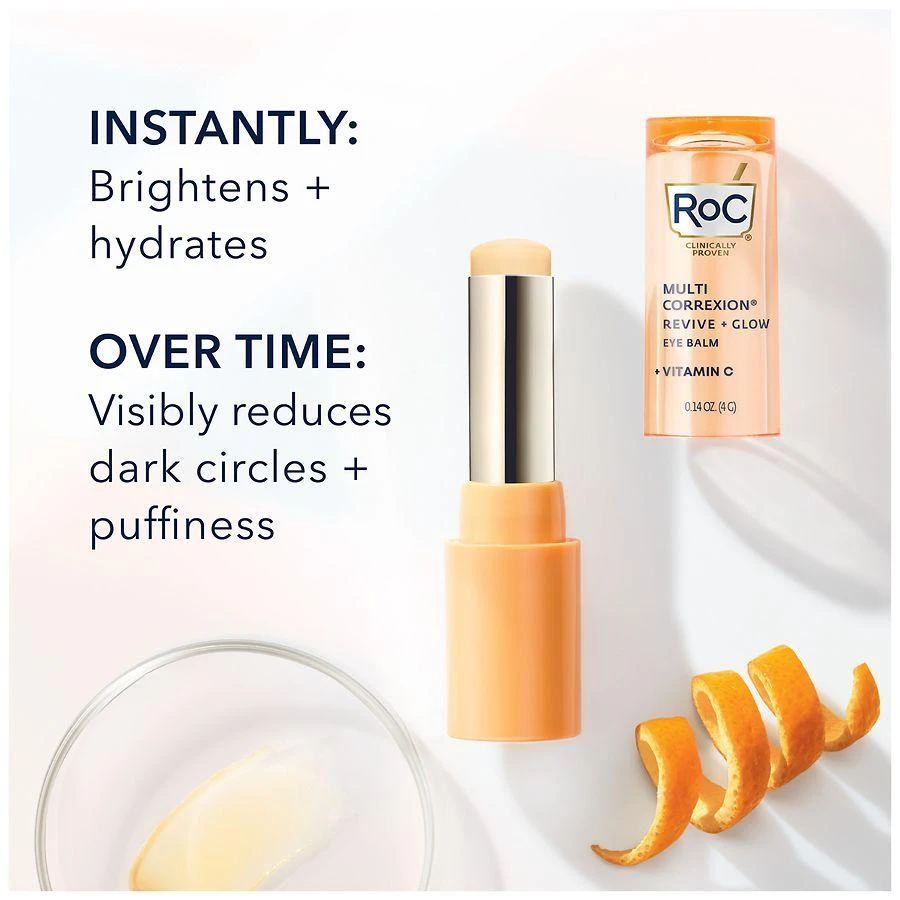 RoC Multi Correxion Revive + Glow Eye Balm with Vitamin C Fragrance-Free 8