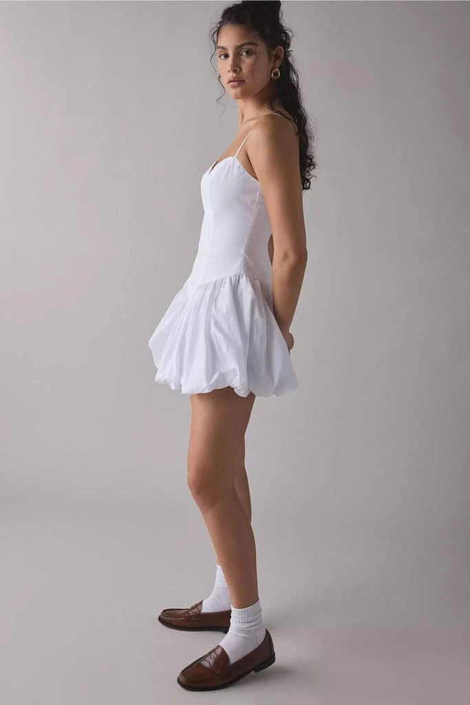 Bardot Bardot Lissett Drop Waist Poplin Bubble Mini Dress 4
