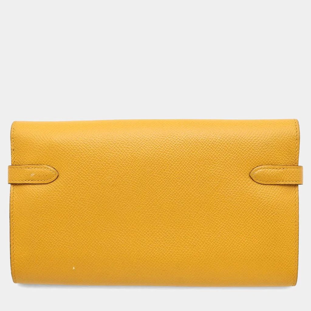 Hermes Hermes Kelly Jaune Ambre Epsom Long Wallet 2