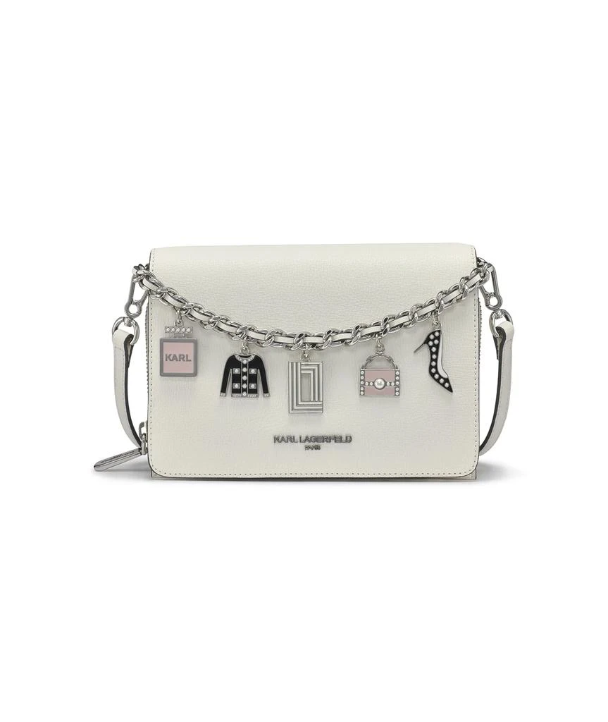 Karl Lagerfeld Paris LOURDES CROSSBODY WITH CHARMS 1