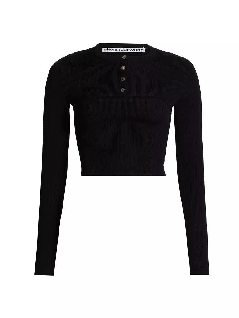 Alexander Wang Cropped 2-Piece Cardigan Set 1
