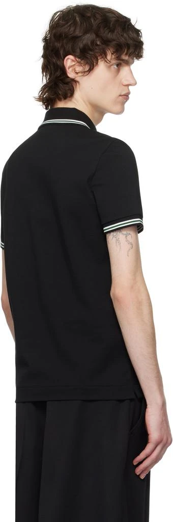Lacoste Black Regular Fit Trim Accent Polo 3