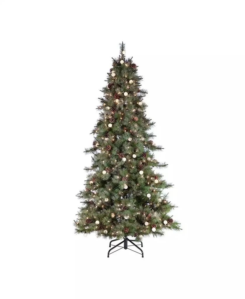 Sterling 7.5Ft. Pre-Lit Mixed Needle Arcadia Fir Tree with 95 G40 LED Glass Bulbs 1