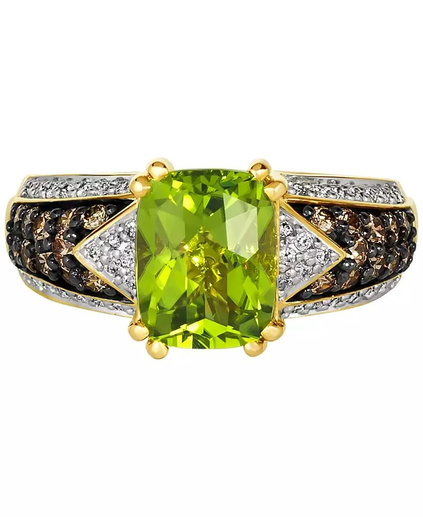 Le Vian Chocolatier® Green Apple Peridot (1-7/8 ct. t.w.) & Diamond (1/2 ct. t.w.) Ring in 14k Gold 2