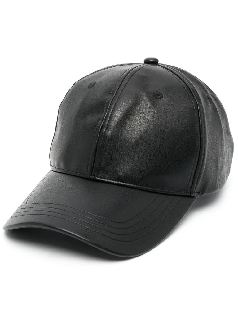 Stand Studio Green Faux Leather CIA Cap Baseball Hat Stand Studio Green Faux Leather CIA Cap Baseball Hat | eBay main image 3