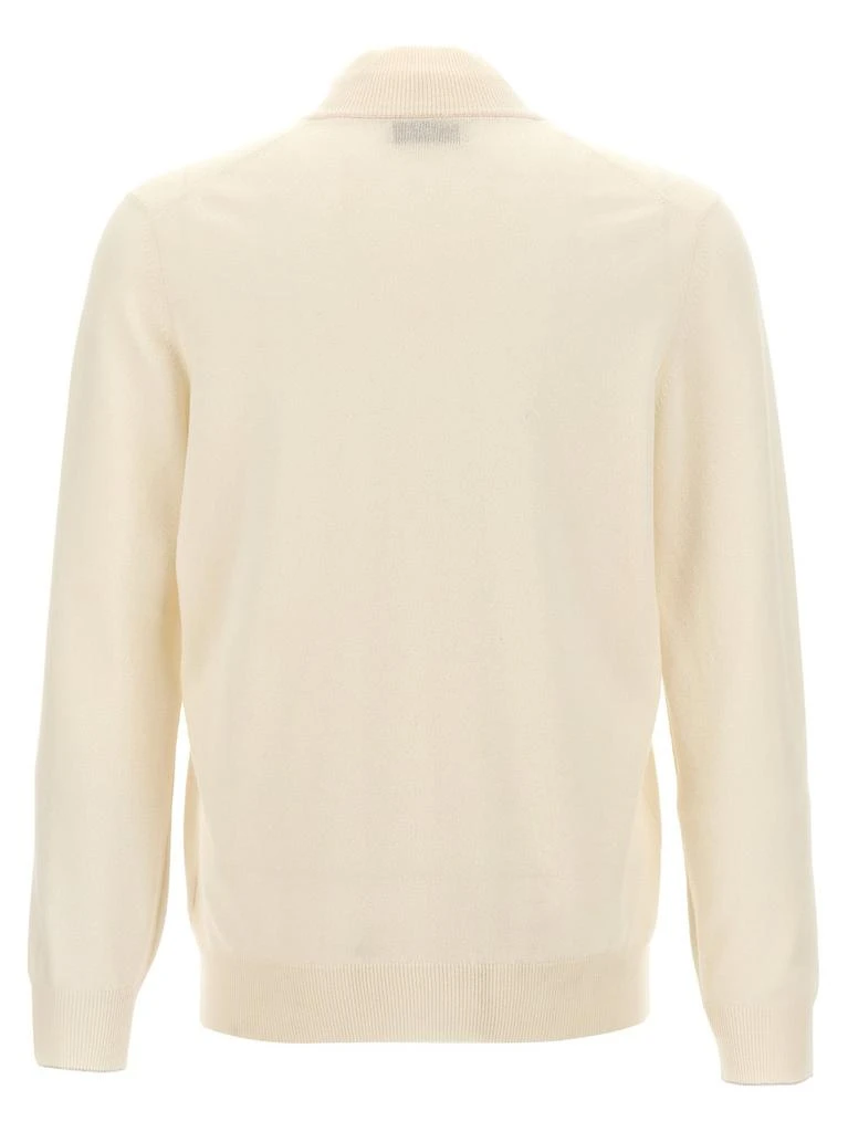 Brunello Cucinelli Brunello Cucinelli Funnel-Neck Knitted Polo Shirt 2