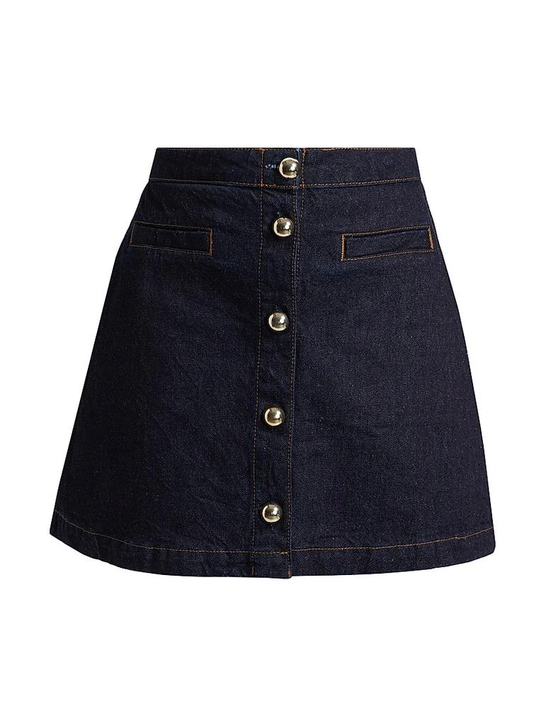 Reformation Amara High-Rise Denim Miniskirt 1