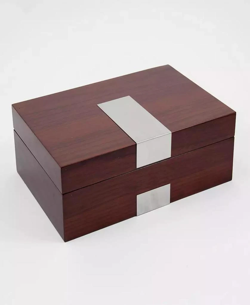 Bey-Berk Walnut Wood Watch Box 3