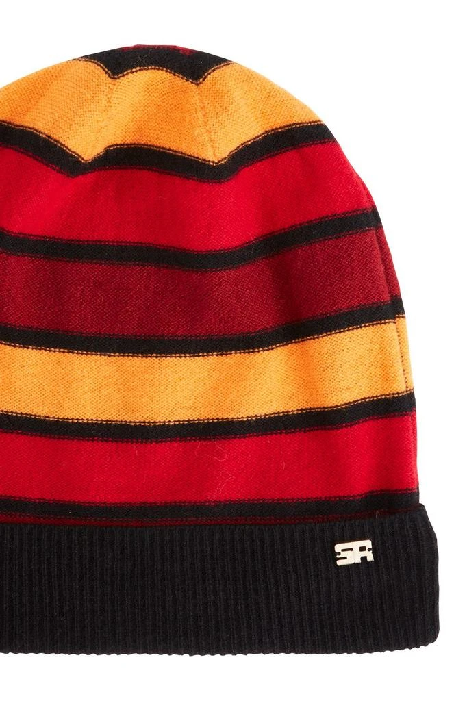 预计3周后发货 SONIA RYKIEL Bonnet - Raye Rouge Et Orange - Femme 2