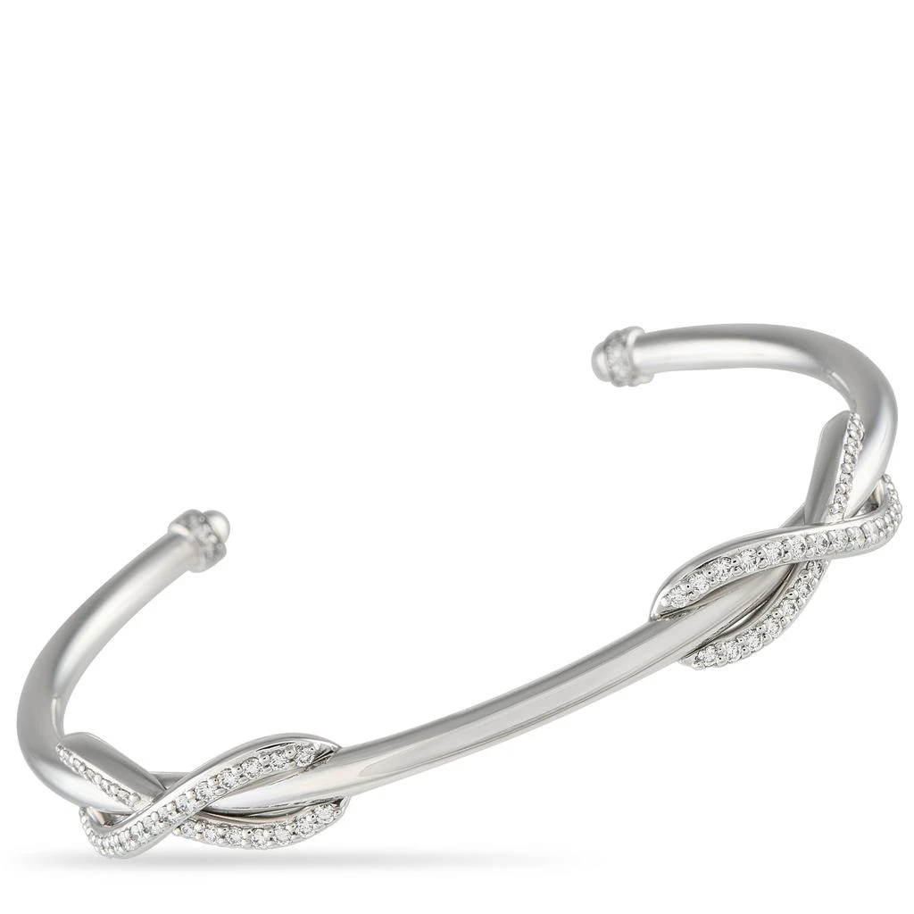Tiffany & Co. . Platinum Diamond Infinity Bracelet TI12-050625 1