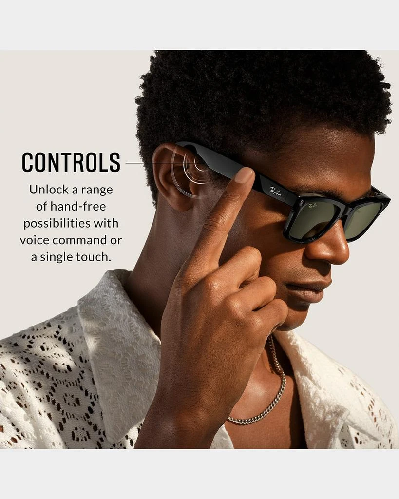 Ray-Ban Men's Ray-Ban Meta Headliner AI Glasses 7