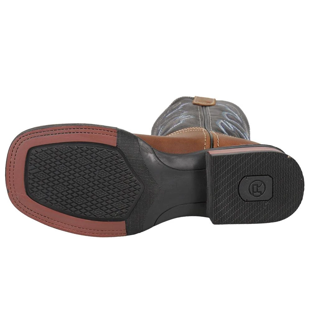 Roper Monterey Square Toe Cowboy Boots (Big Kid) 5