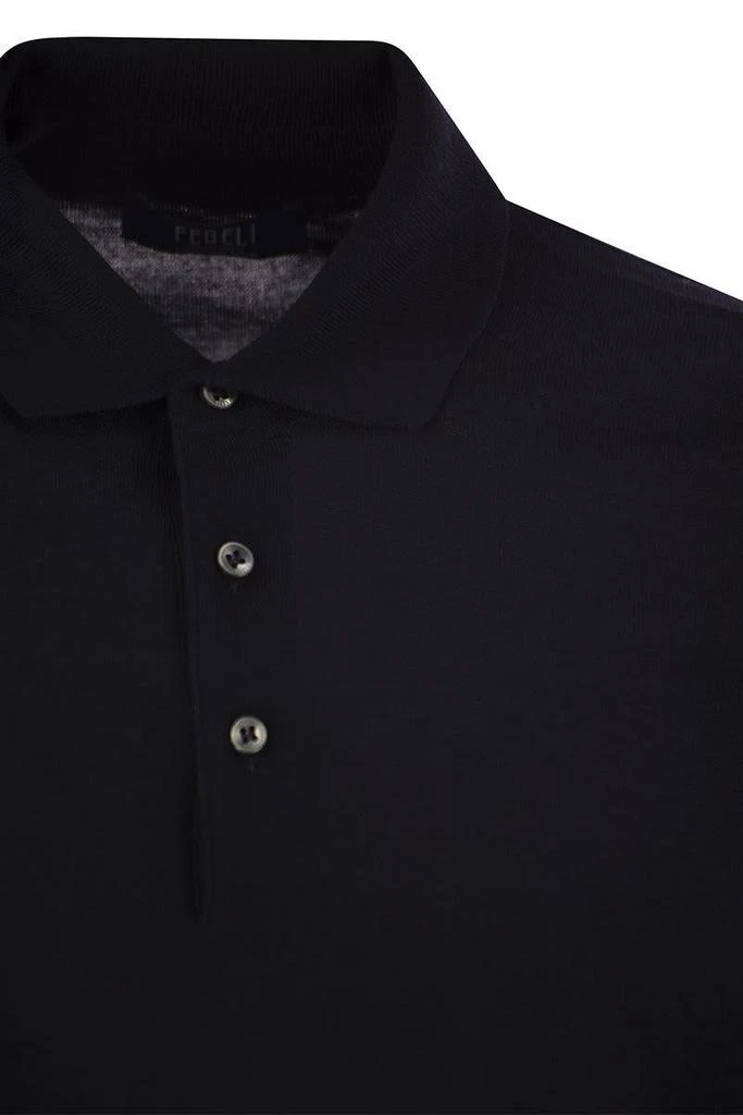 Fedeli Fedeli Virgin Wool Polo Shirt 4