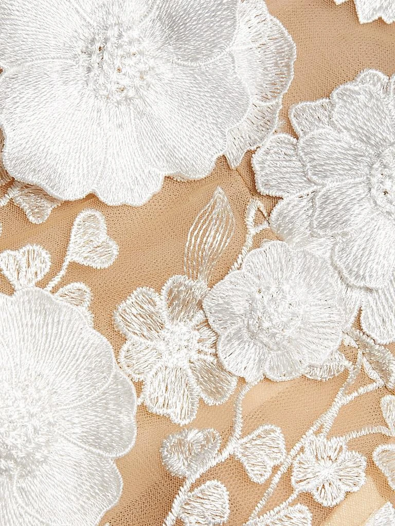 BRONX AND BANCO Jasmine 3D Floral Strapless Midi-Dress 7