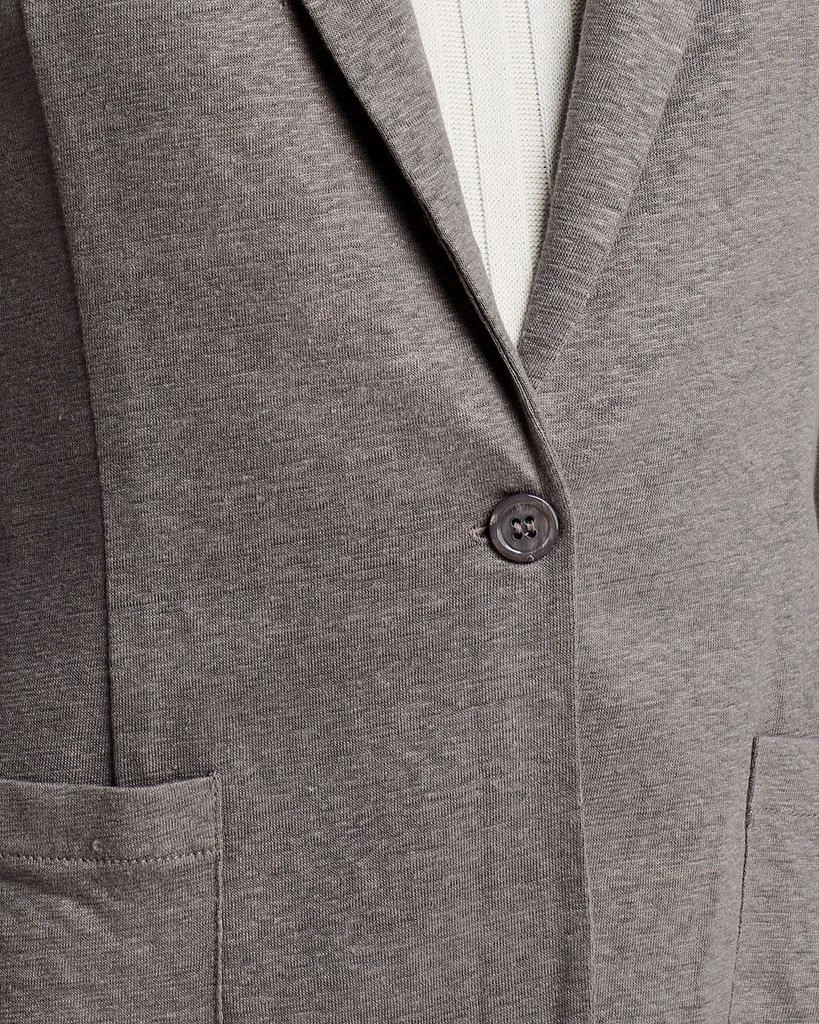 MAJESTIC FILATURES Fitted Linen Blazer 5