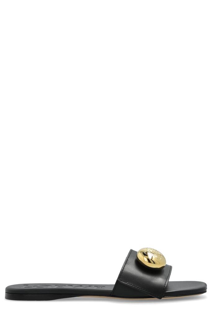 【送料&関税込】Loewe White Leather Petal Thong Mules Loewe White Leather Petal Thong Mules | italist