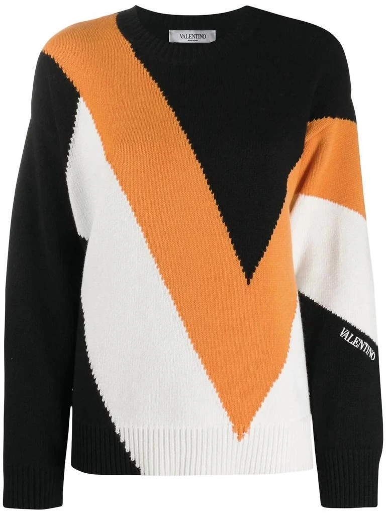 Valentino Valentino - Intarsia Knit Jumper 2
