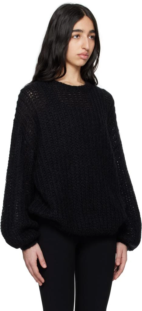 Totême Black Puffed Knit Sweater 2