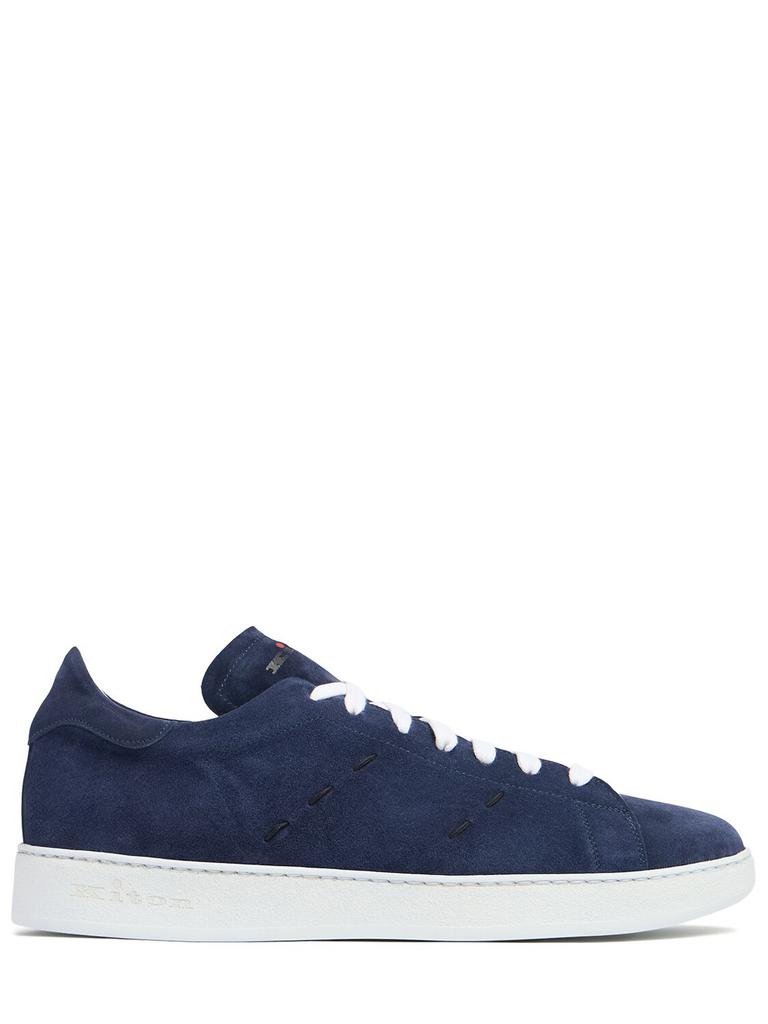 KITON Suede Low Top Sneakers