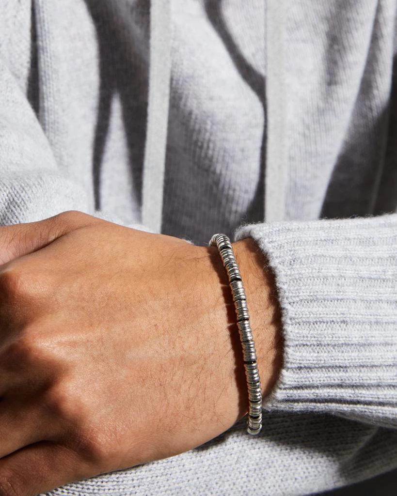 Armenta Men
s Sterling Silver Disc Chain Bracelet 2