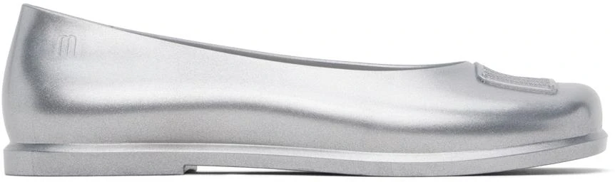 Marc Jacobs Silver Melissa Edition Ruby Ballerina Flats 1