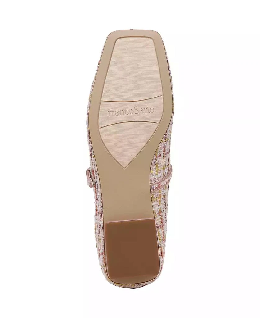 Franco Sarto Women's Tinsley Square Toe Mary Jane Flats 5