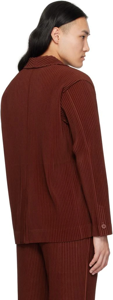 Homme Plissé Issey Miyake Red Tailored Pleats 2 Blazer 3