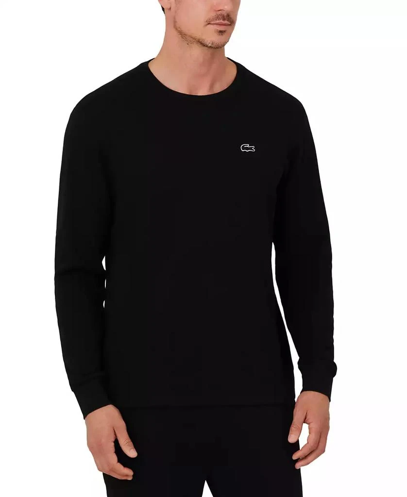 Lacoste Men's Waffle-Knit Thermal Sleep Shirt 1