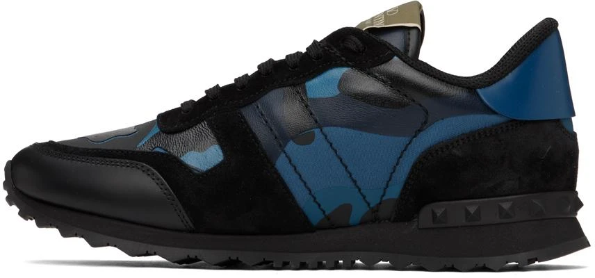 Valentino Black & Blue Rockrunner Sneakers 3