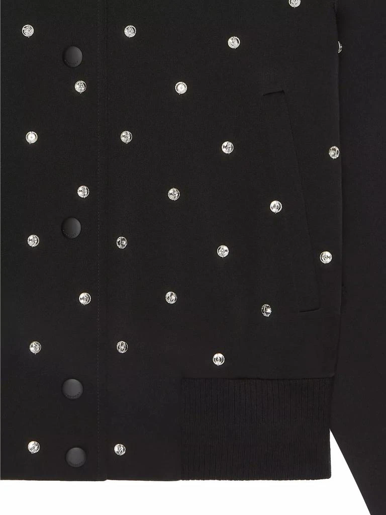 Givenchy Varsity Jacket in Crepe and Satin 3