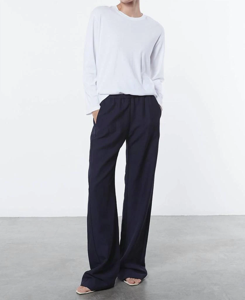 Enza Costa Enza Costa - Supima Cotton Oversize Long Sleeve Top 1
