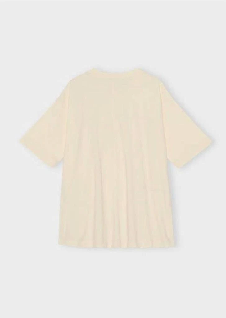 Moshi Moshi Mind Oversized Tee In Ecru 4