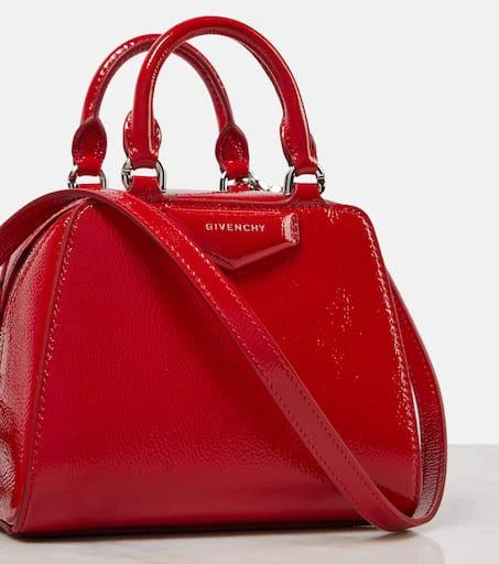 Givenchy Antigona Cube Nano patent leather tote bag 6
