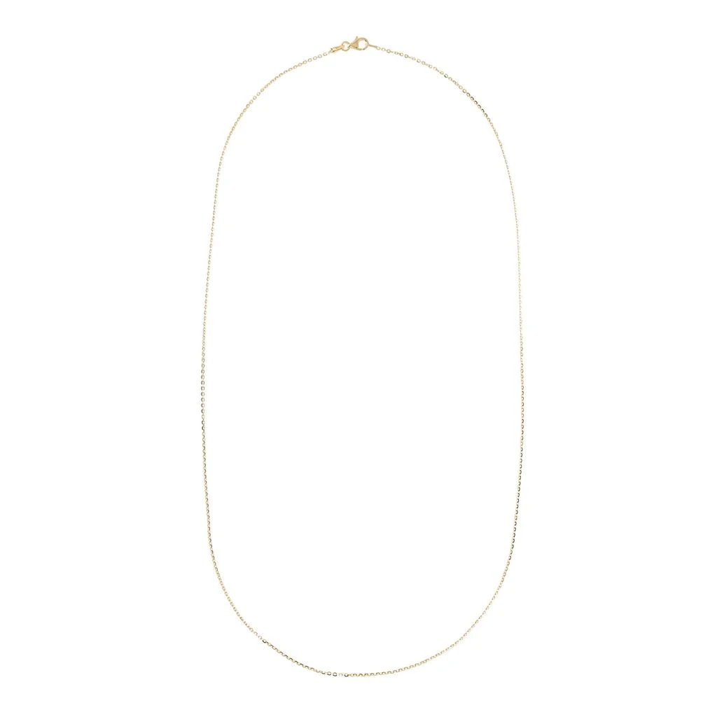 Autentica - 24" Forzatina Diamond Cut Oval Link Chain Necklace 2
