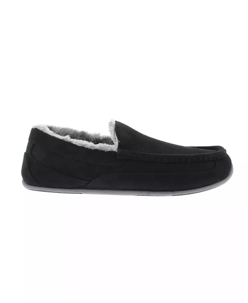 Deer Stags Men\'s Spun Slipper Black Size 9M Deer Stags Spun Unisex Slipper in Black Faux Leather – DeerStags main image 3