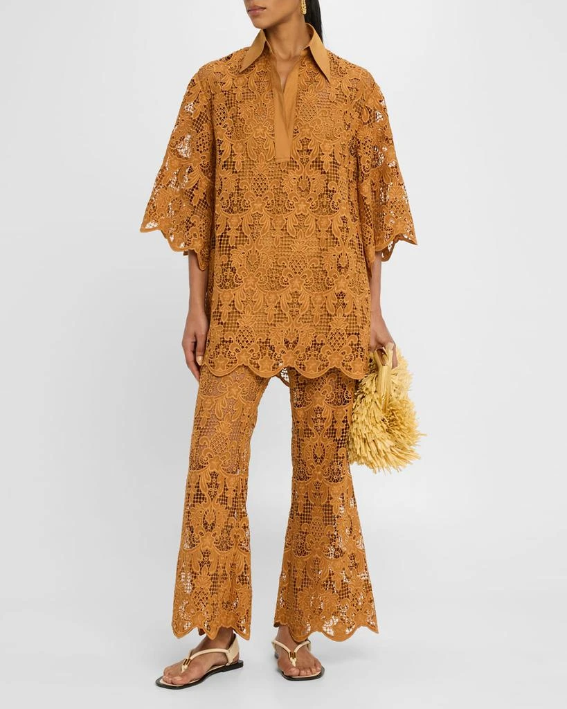 Zimmermann Coco Lace Flare Pants 2