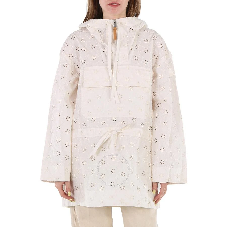 Moncler Ladies Natural Asnen Broderie Anglaise Jacket 1