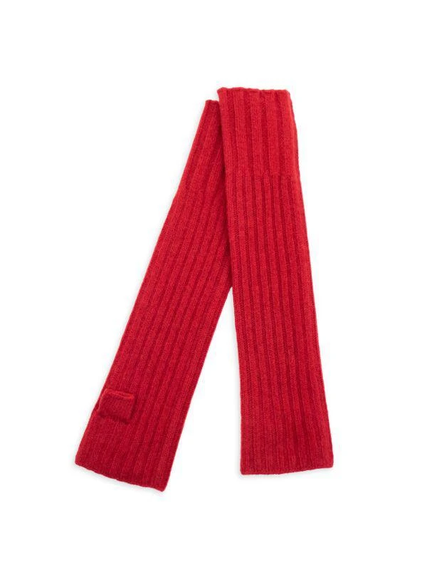 Portolano Cashmere Long Fingerless Gloves 1