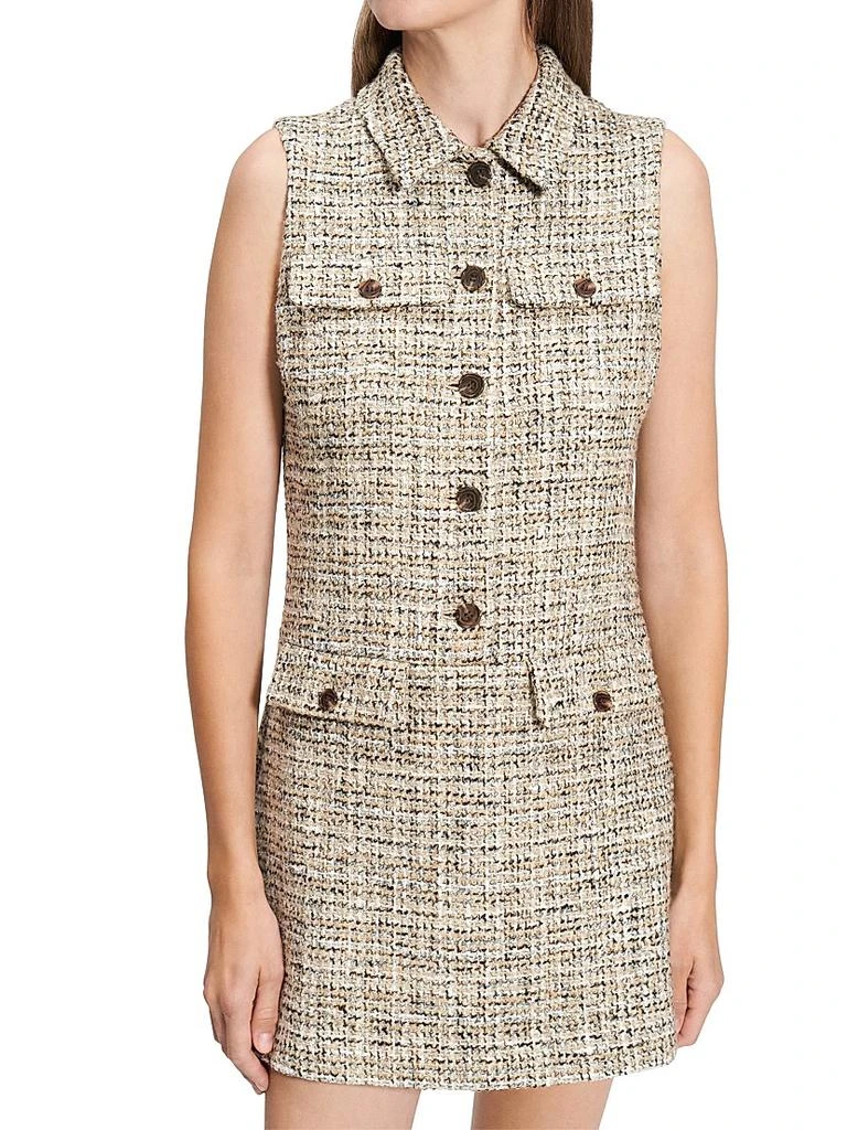Theory Tweed Sleeveless Minidress 3