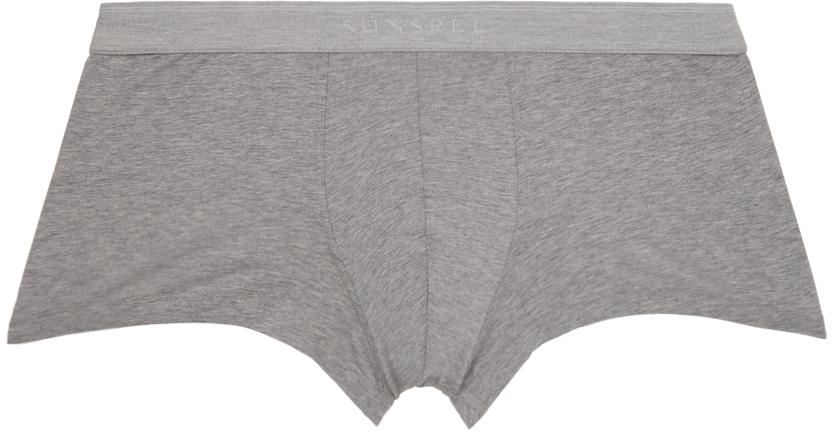 Sunspel Three-Pack Gray Boxers