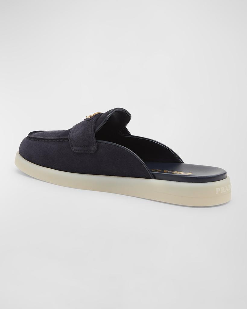 Prada Saint Tropez Suede Mules - Slippers - Free Shipping