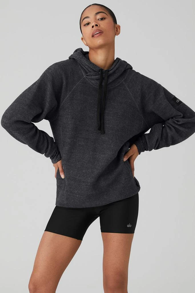 Alo Triumph Hoodie - Charcoal Black Triblend 1