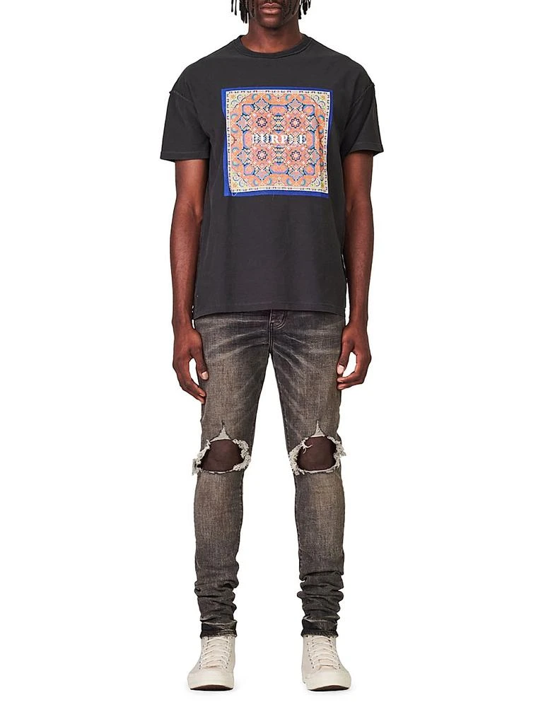 Purple Brand P001 Distressed Stretch Skinny Jeans 2