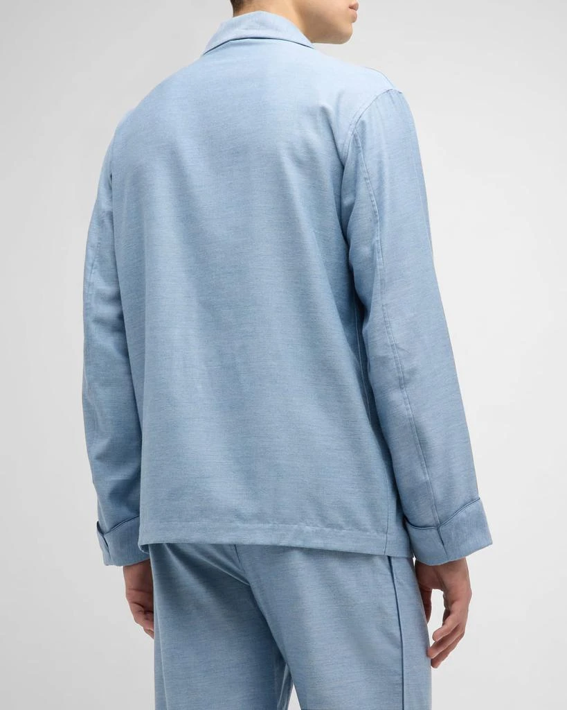 Brioni Men's Cotton-Cashmere Pajama Set 4