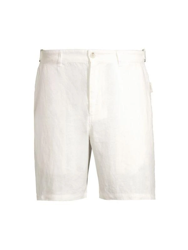 Onia Linen Flat Front Shorts 5